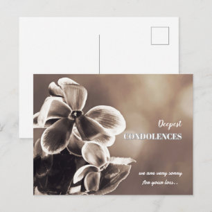 Maak Je Eigen Eenvoudige Sjabloon Condoleance Briefkaart