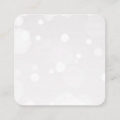 Maak je eigen - Eenvoudige witte bokeh dank je wel Informatiekaartje (Achterkant)