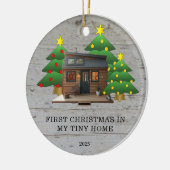 Maak je eigen Eerste Kerstmis in mijn Tiny Home Keramisch Ornament (Links)