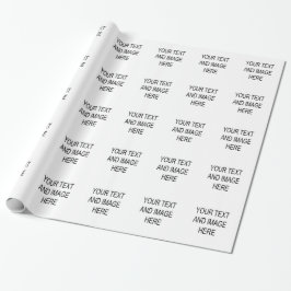 Maak je eigen eigen aangepast cadeaupapier