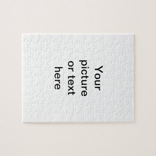 Maak je eigen eigen aangepast legpuzzel (Horizontaal)