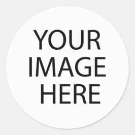 Maak je eigen eigen aangepast ronde sticker