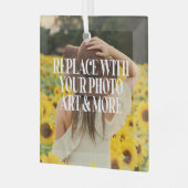 Maak je eigen eigen maatwerk glas ornament (Voorkant links)