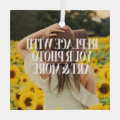 Maak je eigen eigen maatwerk glas ornament (Achterkant)