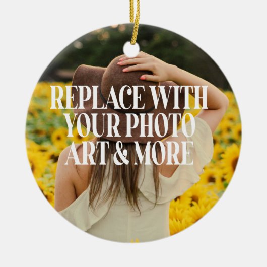 Maak je eigen eigen maatwerk keramisch ornament (Voorkant)