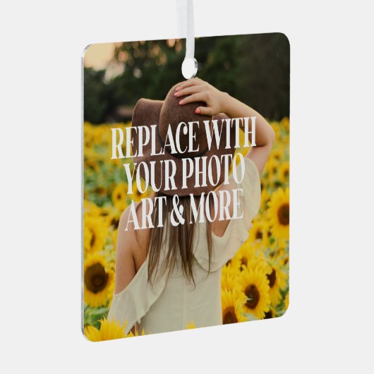 Maak je eigen eigen maatwerk metalen ornament (Voorkant Rechts)