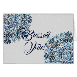 Maak je eigen elegante blauwe zilveren Mandala Yul
