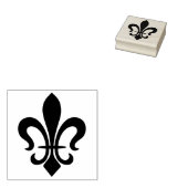 Maak je eigen elegante Fleur de Lis Rubberstempel (Gestempeld)