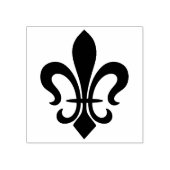 Maak je eigen elegante Fleur de Lis Rubberstempel (Afrduk)