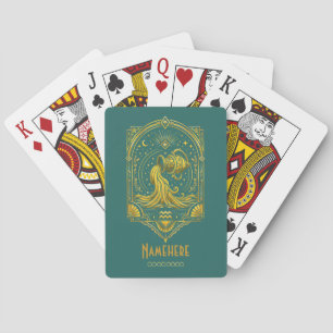 Maak je eigen elegante gouden Art Deco Waterman Pokerkaarten