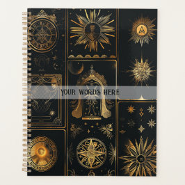Maak Je Eigen Elegante Gouden Mystieke Patchwork Planner