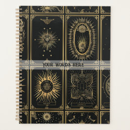 Maak Je Eigen Elegante Gouden Tarot Patchwork Planner