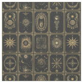 Maak Je Eigen Elegante Gouden Tarot Patchwork Stof (Close Up)