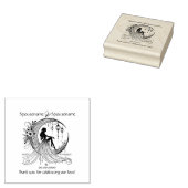 Maak Je Eigen Elegante Halvemaan Handfasting Rubberstempel (Gestempeld)