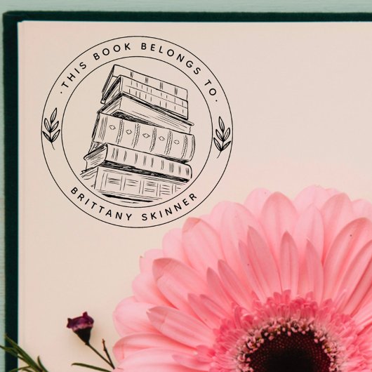 Maak je eigen elegante, op maat gemaakte boek  zelfinktende stempel