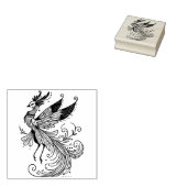 Maak je eigen elegante paradijsvogel rubberstempel (Gestempeld)