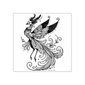 Maak je eigen elegante paradijsvogel rubberstempel (Afrduk)