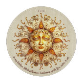Maak je eigen elegante Steampunk zon Snijplank (Voorkant)