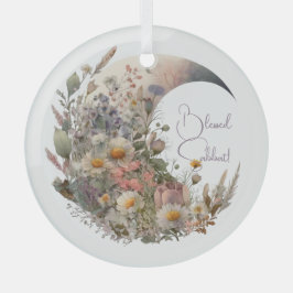 Maak Je Eigen Elysische Bloemensikkelmaan Glas Ornament