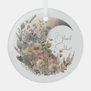Maak Je Eigen Elysische Bloemensikkelmaan Glas Ornament