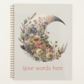 Maak Je Eigen Elysische Bloemensikkelmaan Planner (Voorkant)