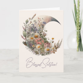 Maak Je Eigen Elysische Bloemrijke Halve Maan Feestdagen Kaart