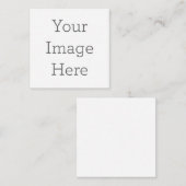 6,4 x 6,4 Enkel notitiekaartje (Voorkant / Achterkant)