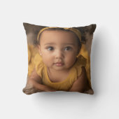 Maak je eigen enkel papiervel! Aangepaste fotosjab Kussen (Voorkant)