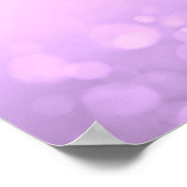 Maak je eigen enkel papiervel! Bokeh achtergrond - Poster (Hoek)