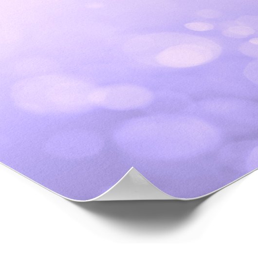 Maak je eigen enkel papiervel! Bokeh Lights Achter Poster (Hoek)