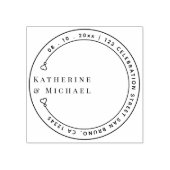 Maak je eigen enkel papiervel | Elegant Bewaar de  Rubberstempel (Afrduk)