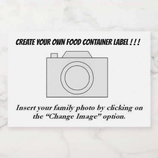 Maak je eigen enkel papiervel! ETIKET VAN DE VOEDI (Enkel label)