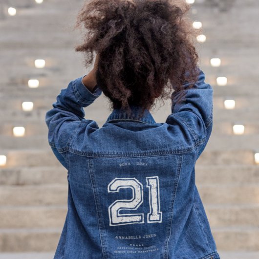 Maak je eigen enkel papiervel | Gepersonaliseerd n Denim Jacket
