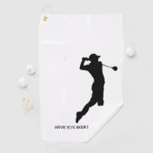 Maak je eigen enkel papiervel | HEB JE MIJN BALLEN Golfhanddoek (Insitu)