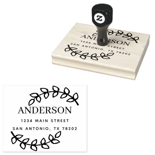 Maak je eigen enkel papiervel | Verlaat retouradre Rubberstempel (Gestempeld)