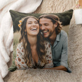 maak je eigen enkele foto Throw Pillow kussen (Deken)