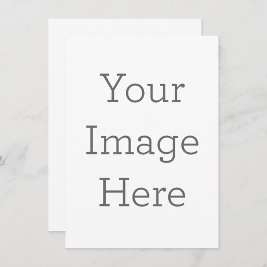 11,4 x 15,9 cm Enkele menukaart (Voorkant / Achterkant)