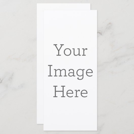 10,2 x 22,9 cm Enkele programmakaart (Voorkant / Achterkant)