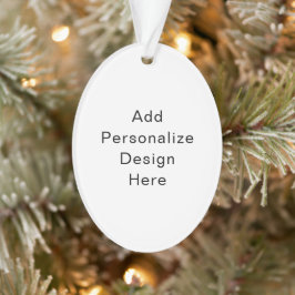 maak je eigen Enkele Standaard Afmeting Ornament