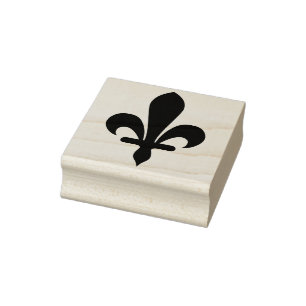 Maak Je Eigen Enkele Steel Fleur De Lis Rubberstempel