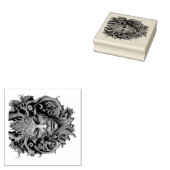 Maak je eigen esdoorngroene man rubberstempel (Gestempeld)