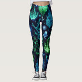 Maak je eigen etherische groene weide wilde bloeme leggings (Voorkant)