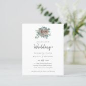 Maak je eigen Eucalyptus groenbudget voor een trou (Staand voorkant)