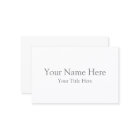 Maak je eigen europese visitekaartje