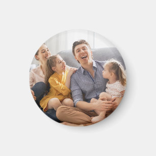 Maak Je Eigen Familie Foto Aangepaste Afbeelding Magneet