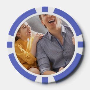 Maak Je Eigen Familie Foto Aangepaste Afbeelding Poker Chips