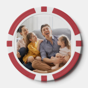 Maak Je Eigen Familie Foto Aangepaste Afbeelding Poker Chips