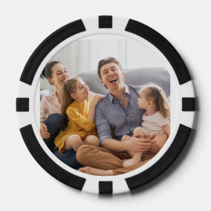 Maak Je Eigen Familie Foto Aangepaste Afbeelding Poker Chips