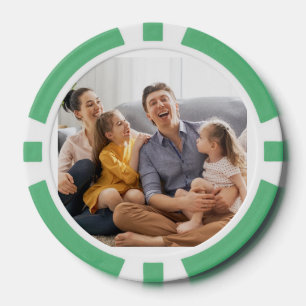 Maak Je Eigen Familie Foto Aangepaste Afbeelding Poker Chips