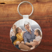 Maak Je Eigen Familie Foto Aangepaste Afbeelding Sleutelhanger (Voorkant)